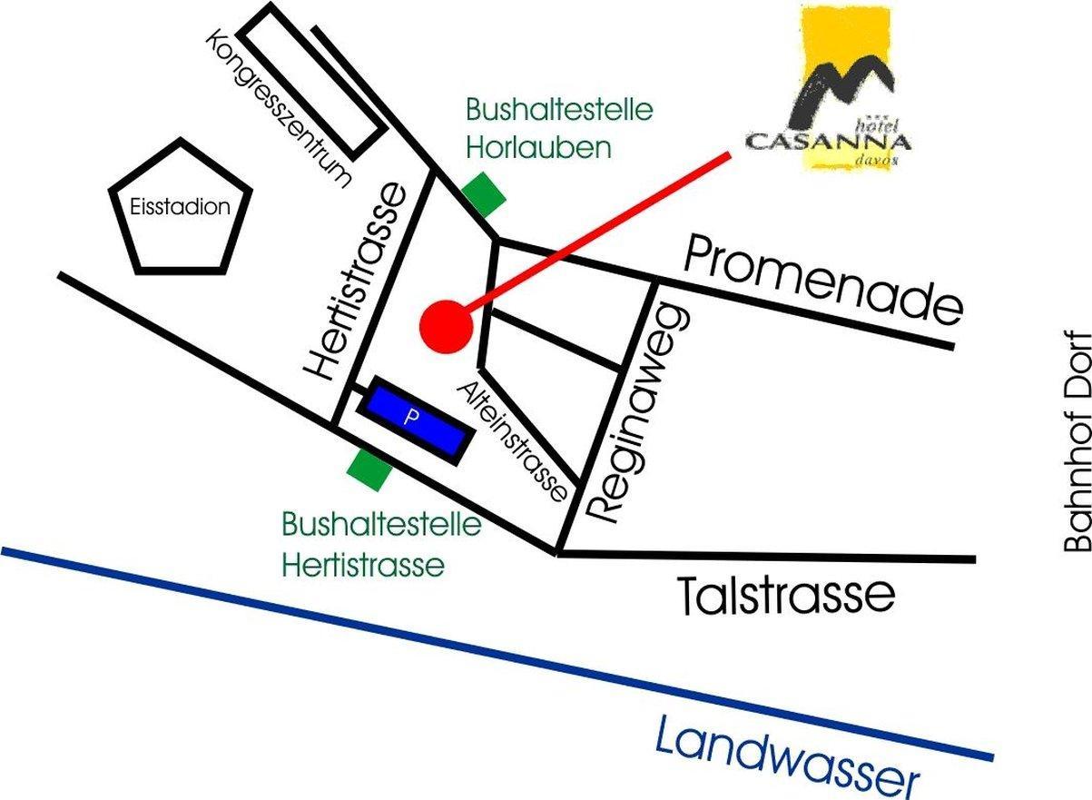 Casanna Hotel Davos City Center Экстерьер фото